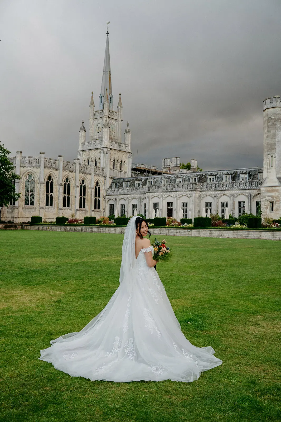 Bride wearing Harlem by Maggie Sottero