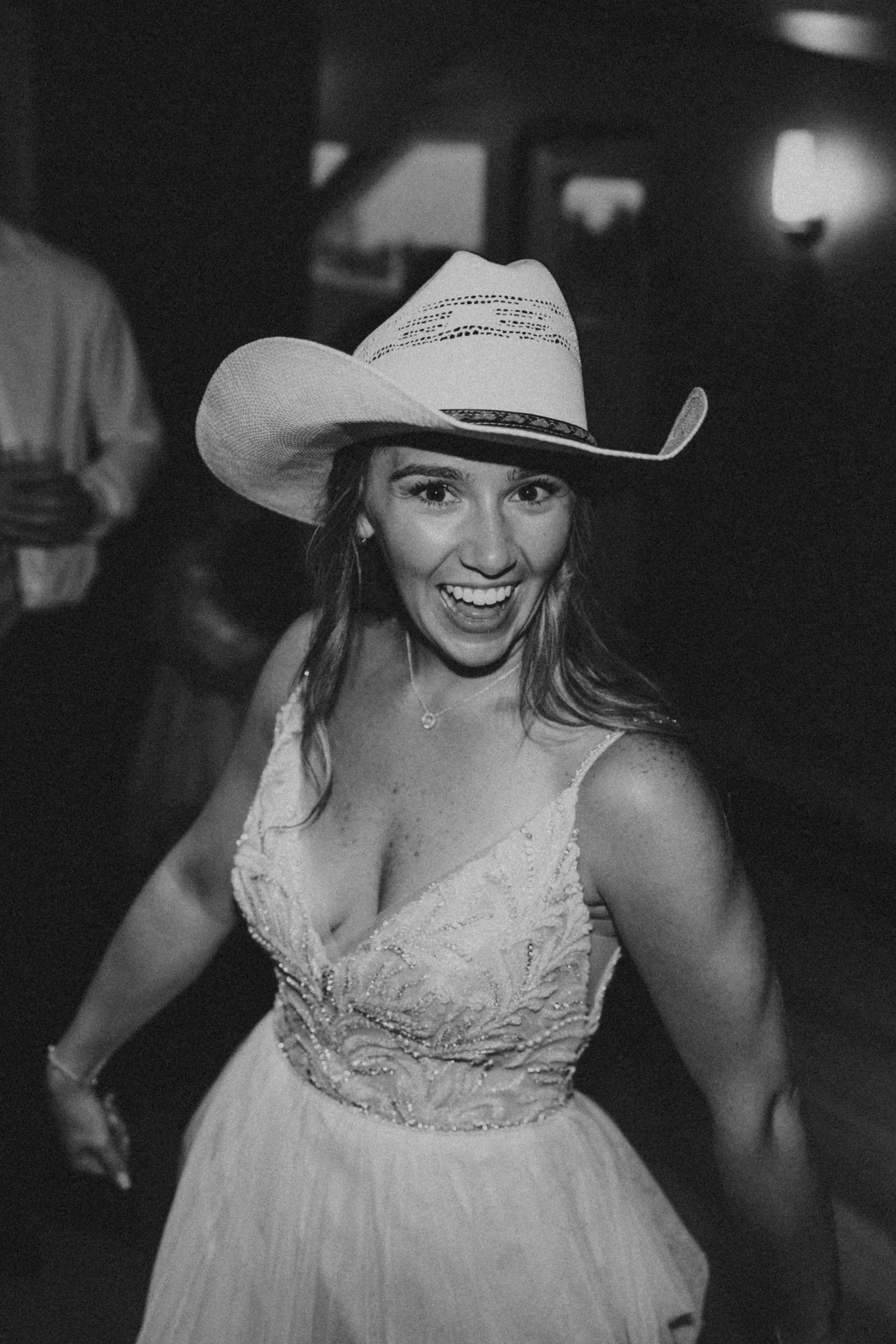 Bride Wearing A-Line Wedding Dress